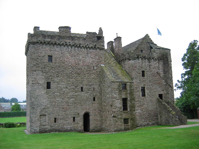 Ruthven castle, now known as Huntingtower astle, near Perth