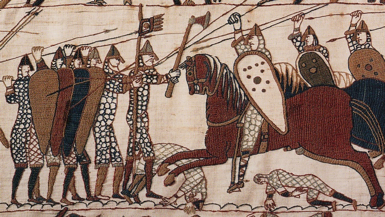 William of Normandy as depicted on the Bayeux Tapestry