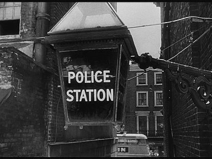 Paddington Green police station as it appears in "The Blue Lamp"
